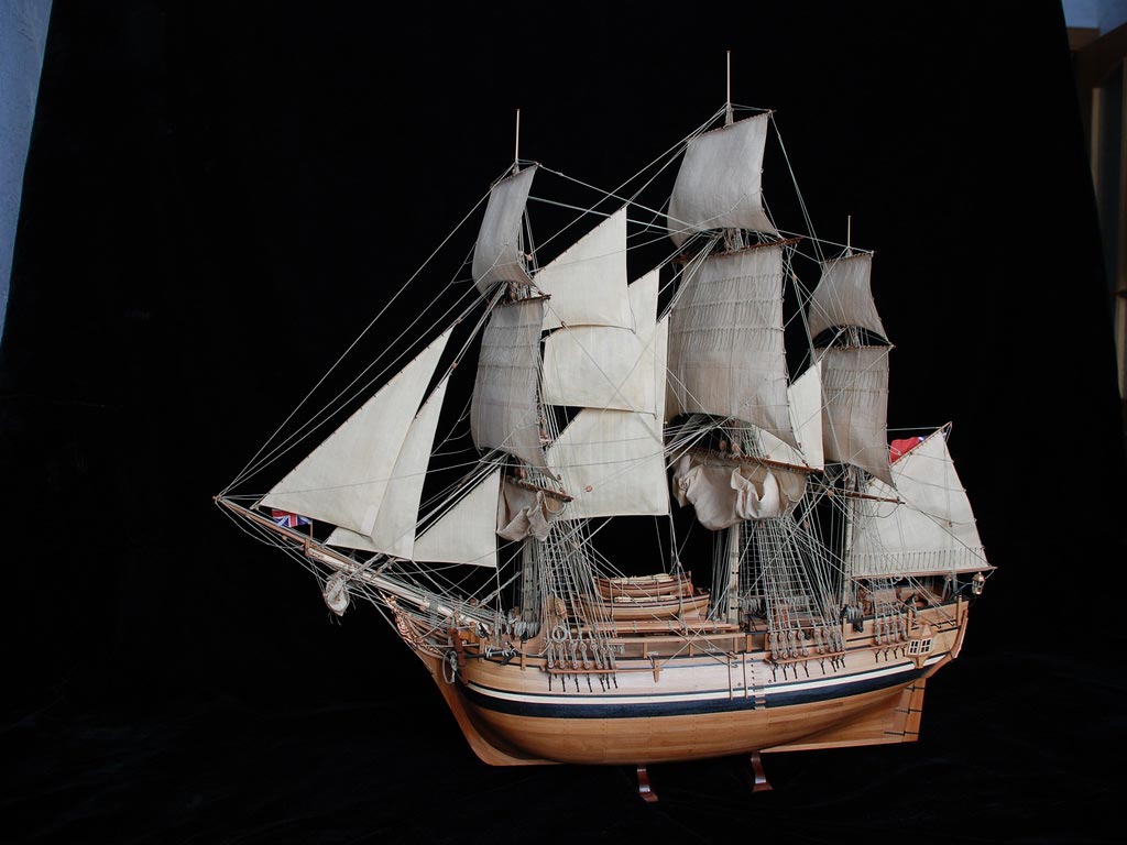 HMS Bounty,   , 1780.