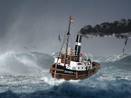 Ocean tugboat Sanson by Roman Roganov