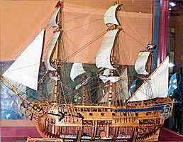 Модель корабля Месть Королевы Анны