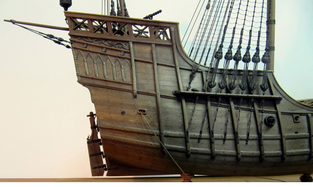 Испанская Каракка (Нао) Санта Мария, флагманское судно Колумба