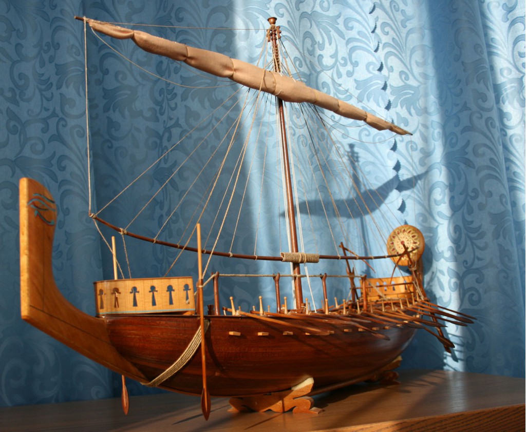 Мореходное торговое судно древнего Египта