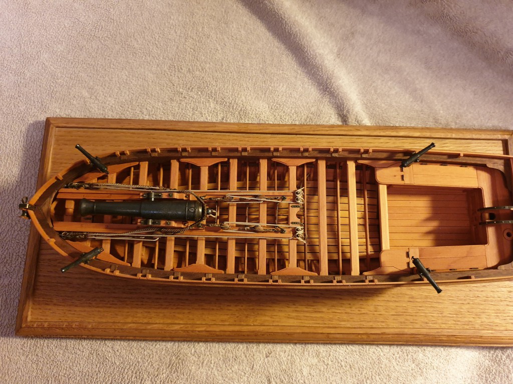 Longboat armed for war 1834