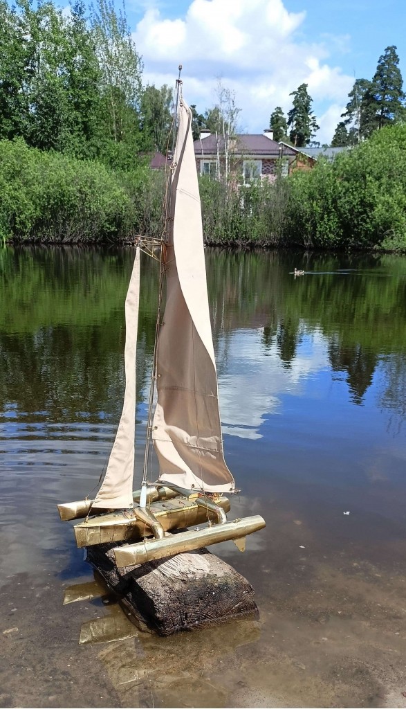 тримаран из фильма "Водный мир"